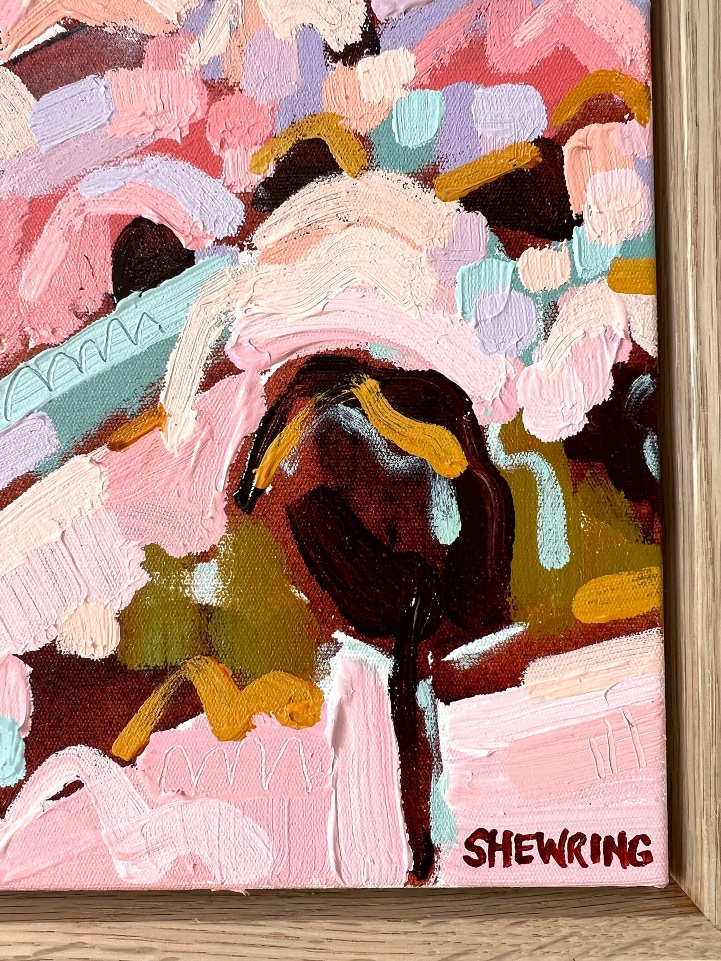 Love This Place 33x33cm FRAMED SOLD