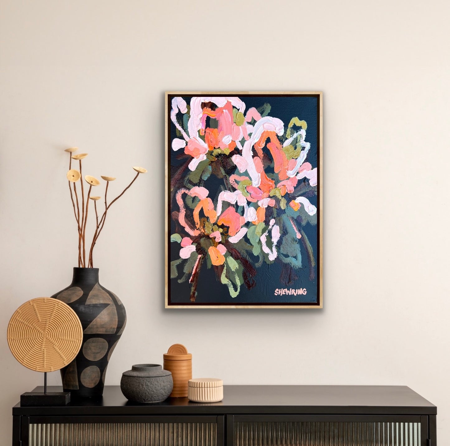 Love Wild Flowers Forever 38x28cm Framed SOLD