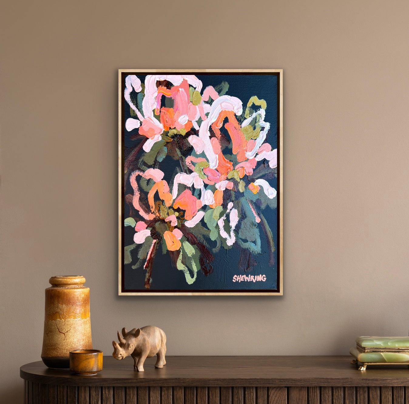 Love Wild Flowers Forever 38x28cm Framed SOLD