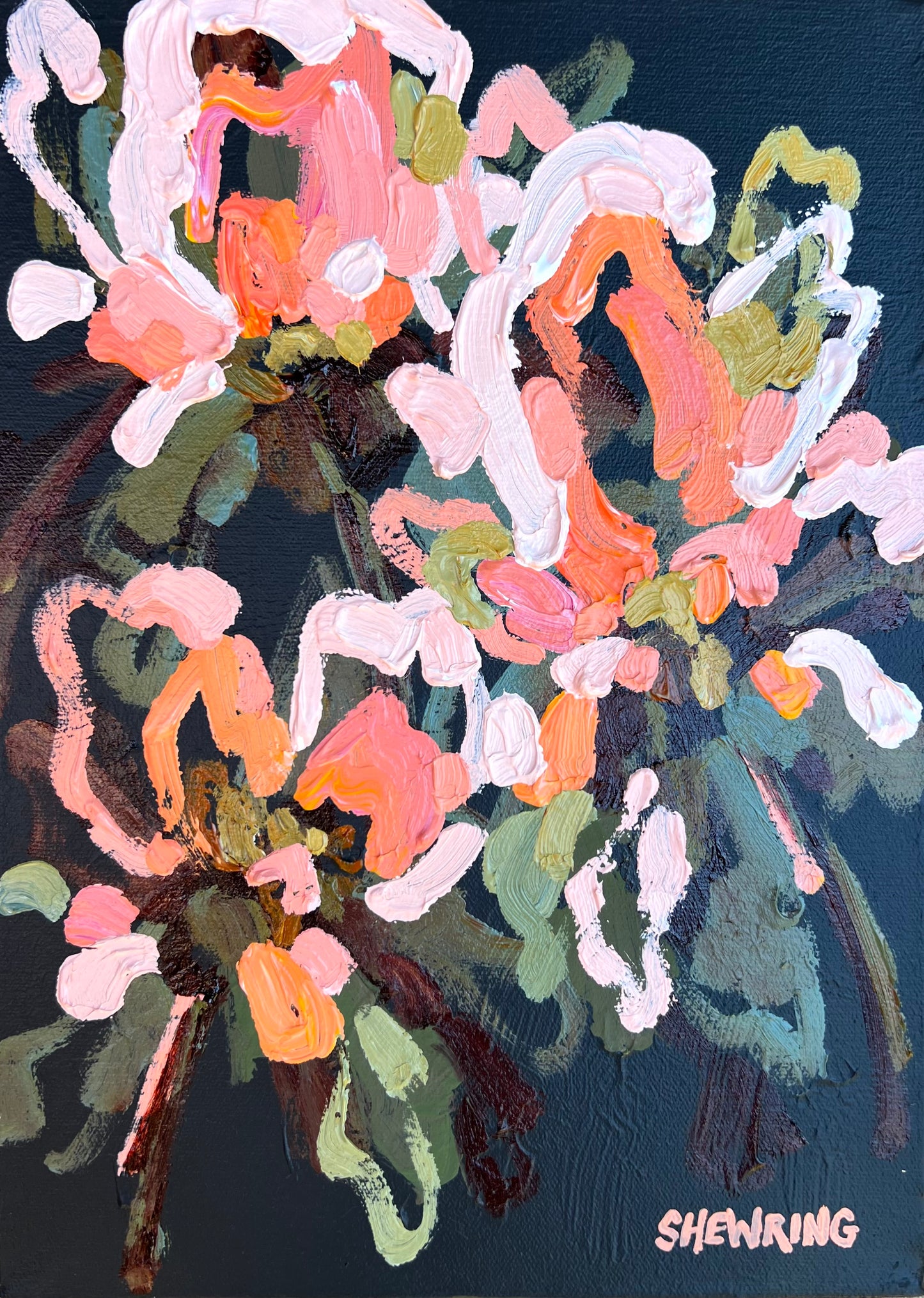 Love Wild Flowers Forever 38x28cm Framed SOLD