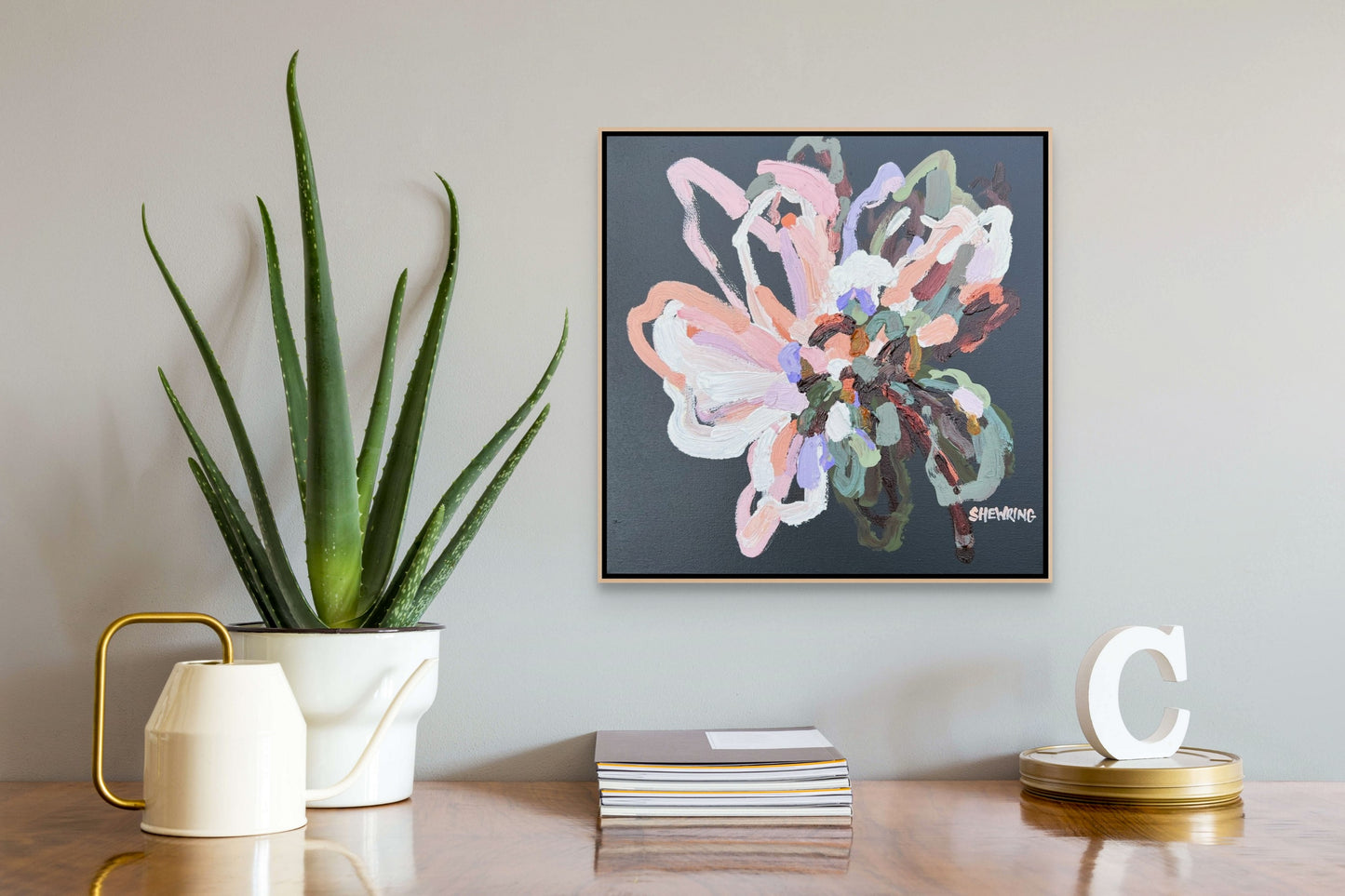 Lovers Delight 33x33cm Framed SOLD