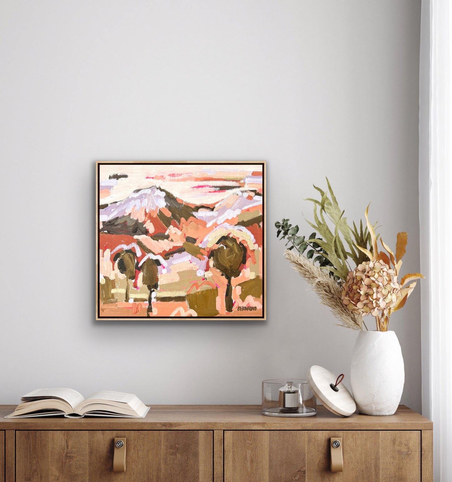 Lucky Country 38x38cm FRAMED