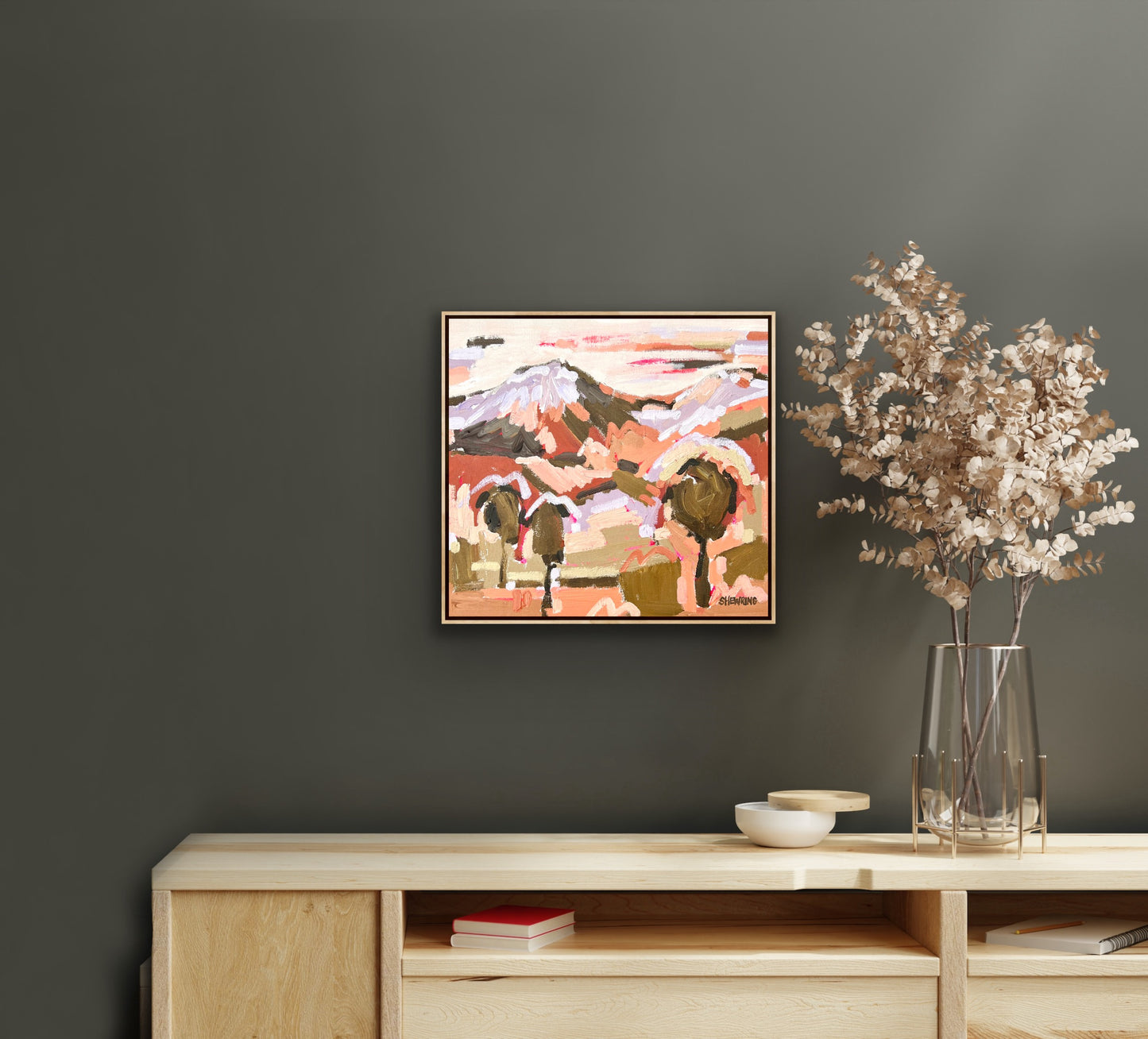 Lucky Country 38x38cm FRAMED