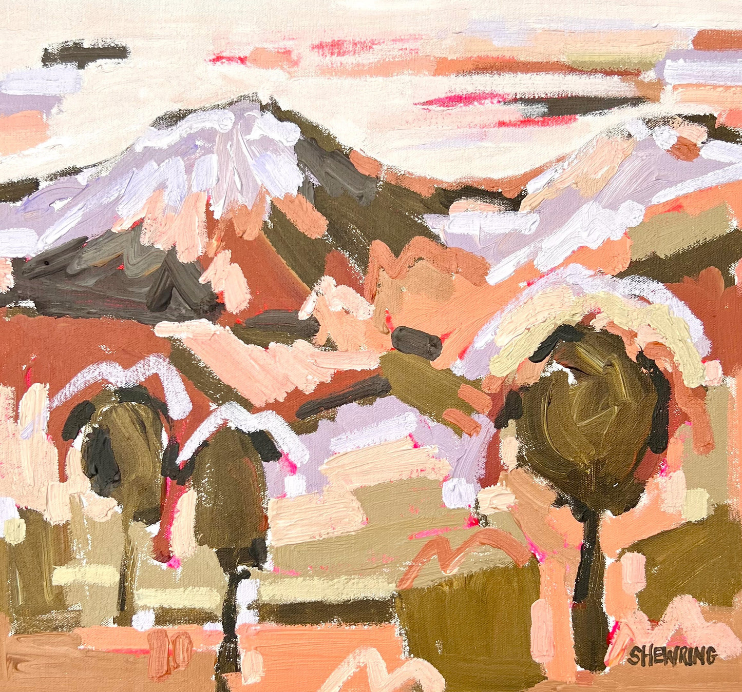 Lucky Country 38x38cm FRAMED