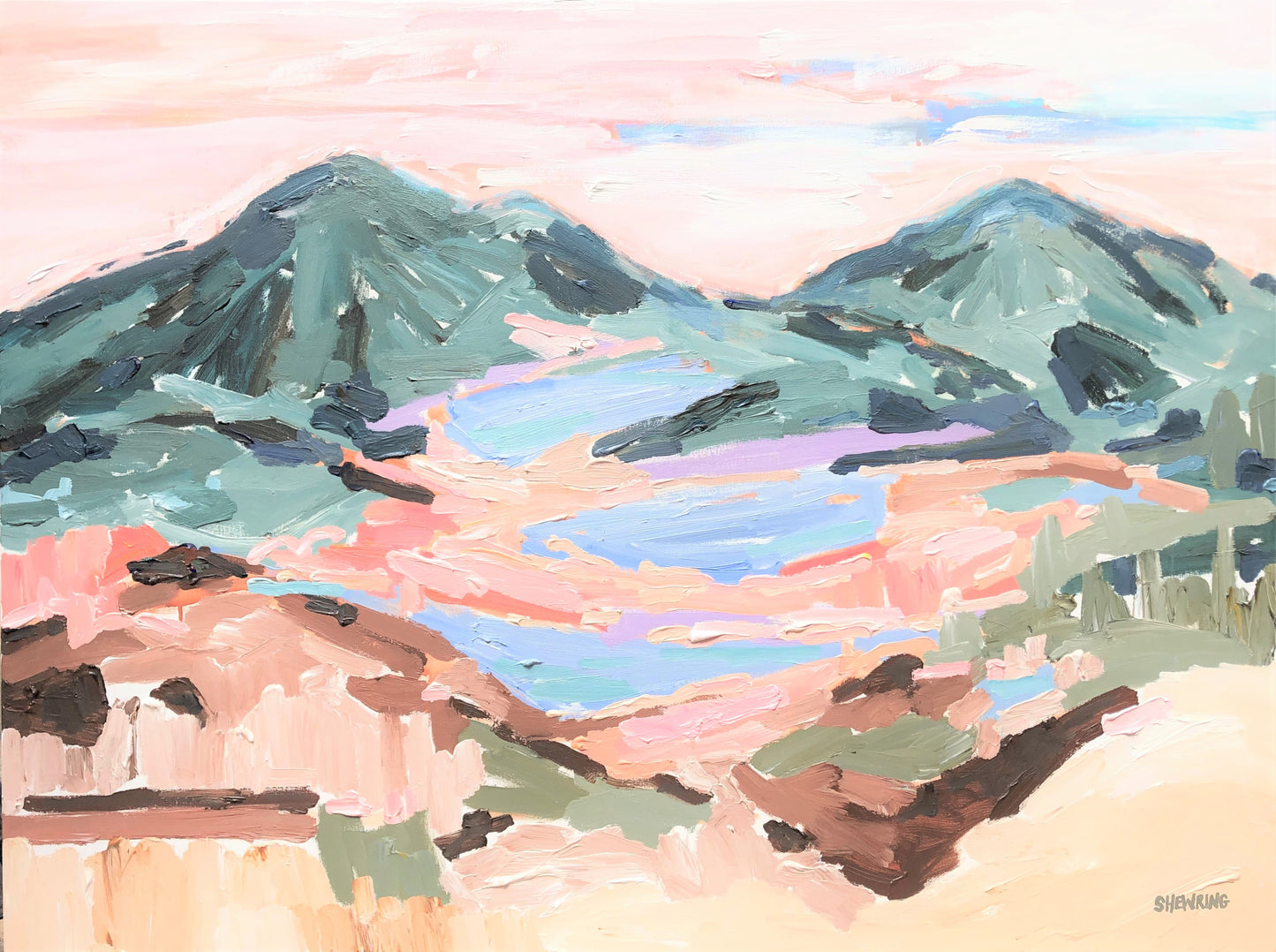 Macedon Mid Winter 123x93cm Framed AS SEEN ON THE BLOCK - SOLD