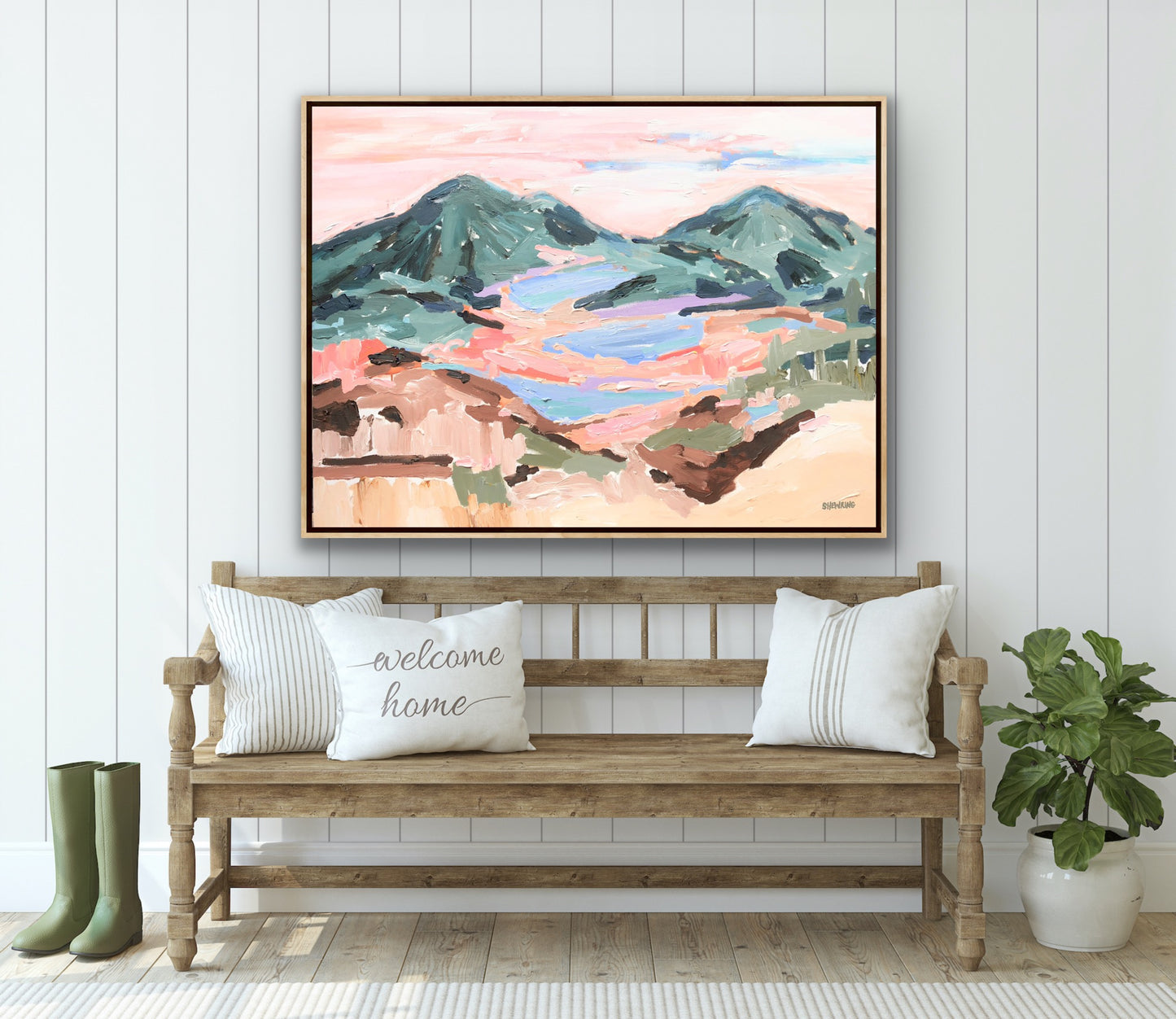 Macedon Mid Winter 123x93cm Framed AS SEEN ON THE BLOCK - SOLD