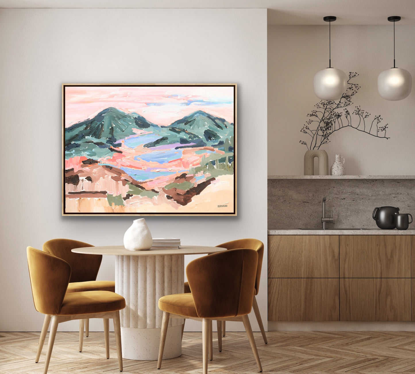 Macedon Mid Winter 123x93cm Framed AS SEEN ON THE BLOCK - SOLD