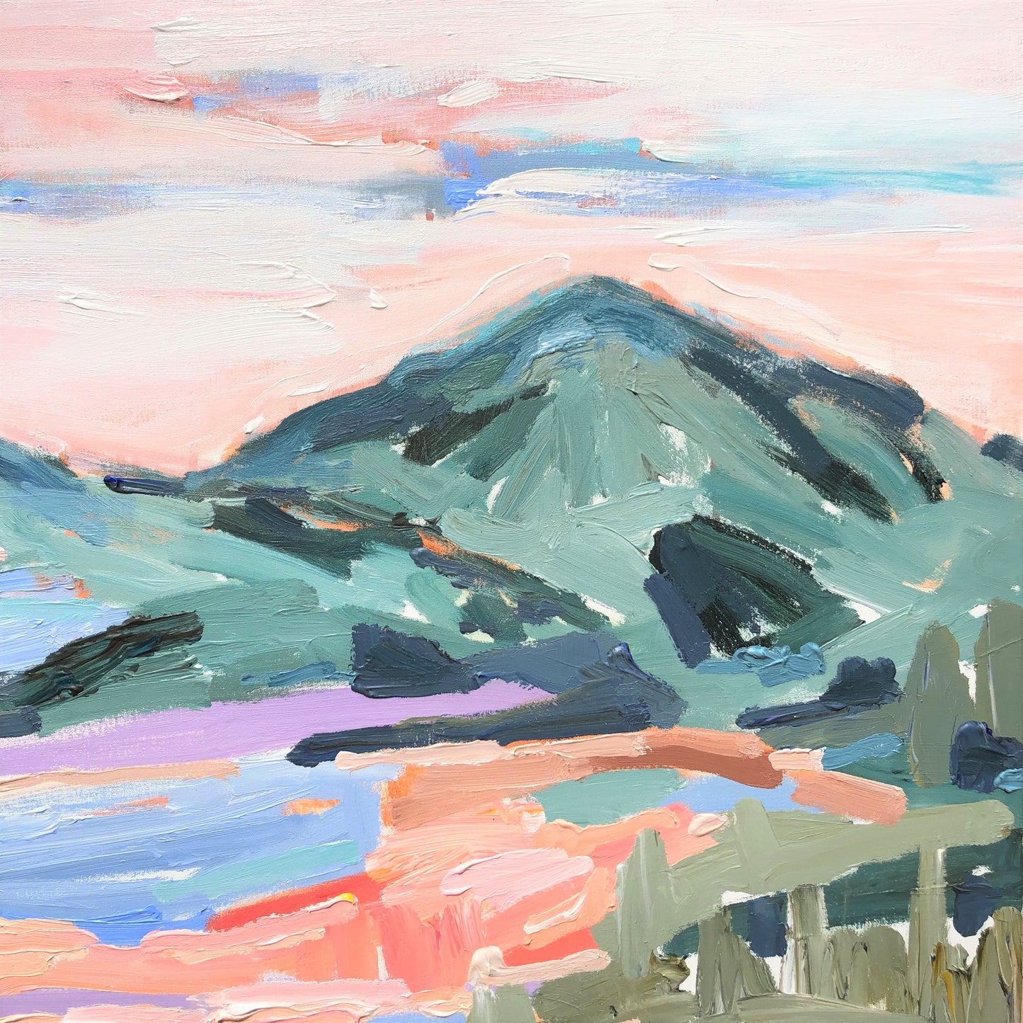 Macedon Mid Winter 123x93cm Framed AS SEEN ON THE BLOCK - SOLD