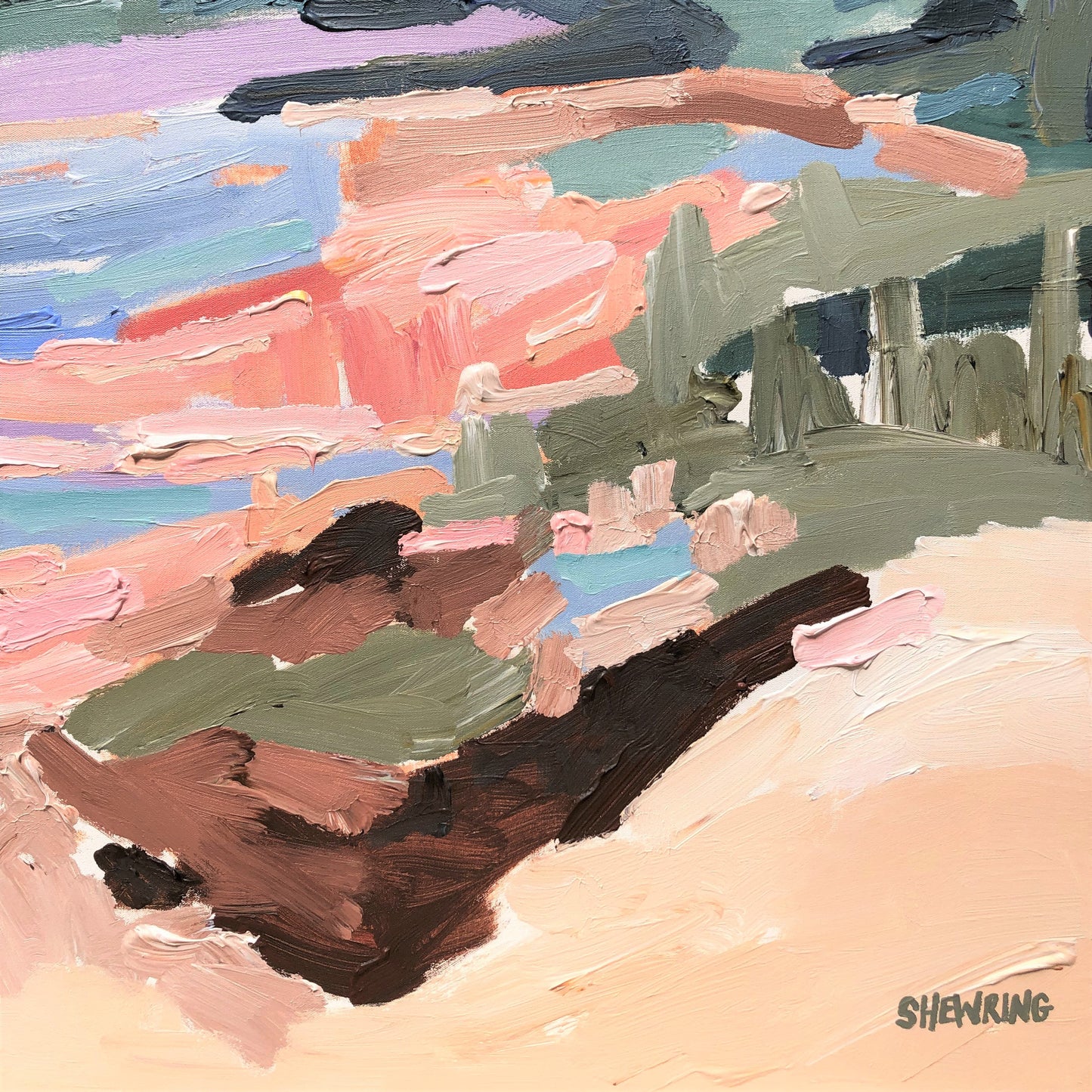 Macedon Mid Winter 123x93cm Framed AS SEEN ON THE BLOCK - SOLD