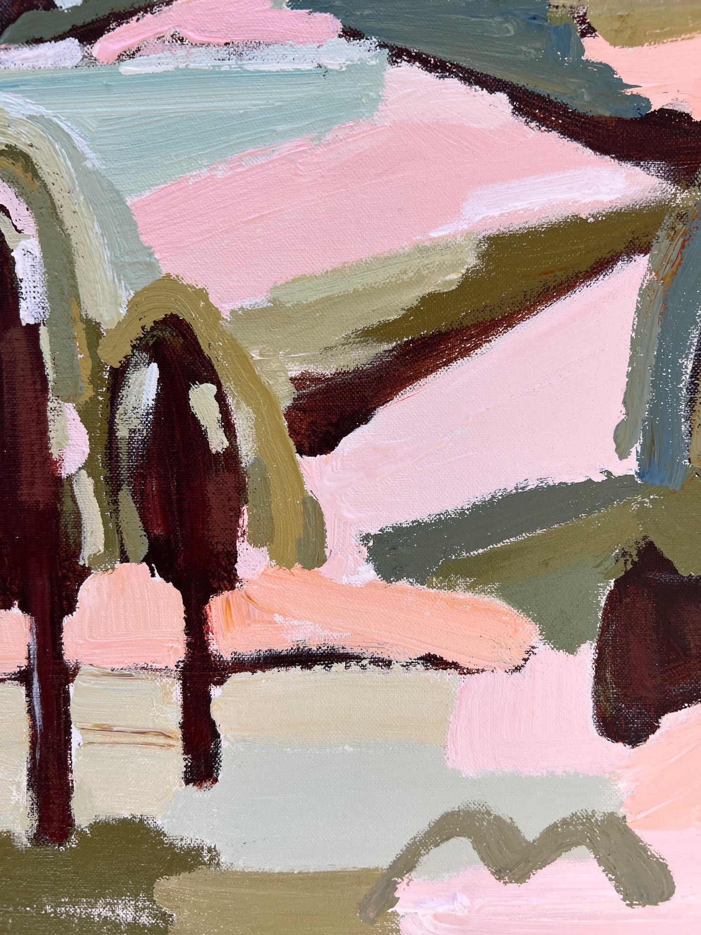 Mountain High 53 x 53 cm FRAMED SOLD **Exclusive to JUMBLED**