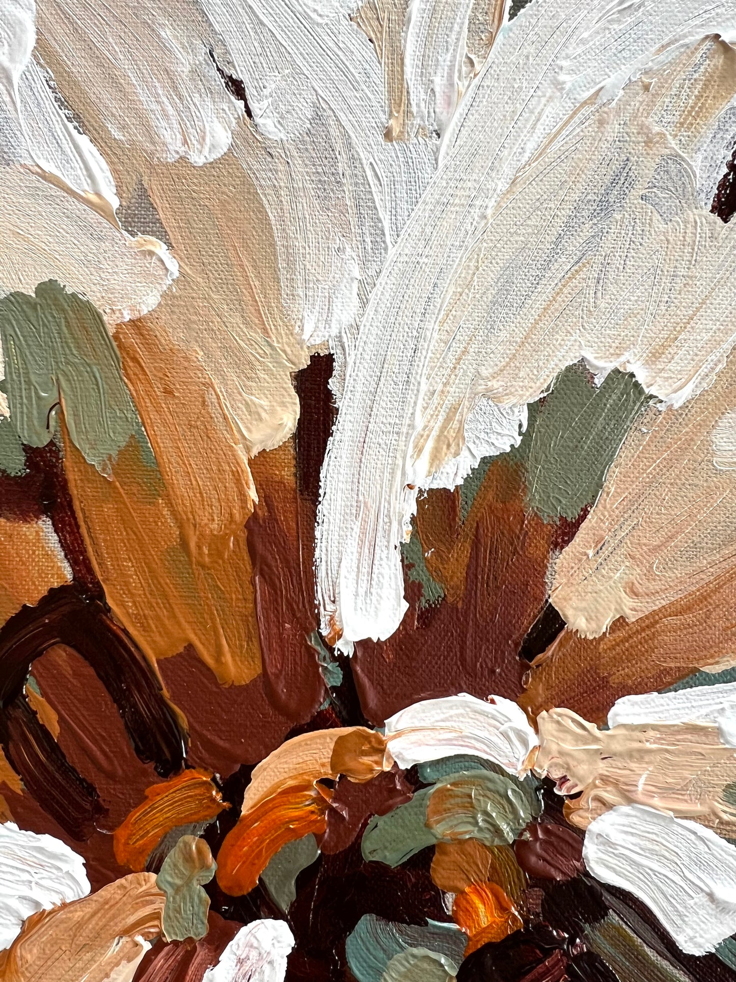 Natural Flower 53x53cm FRAMED