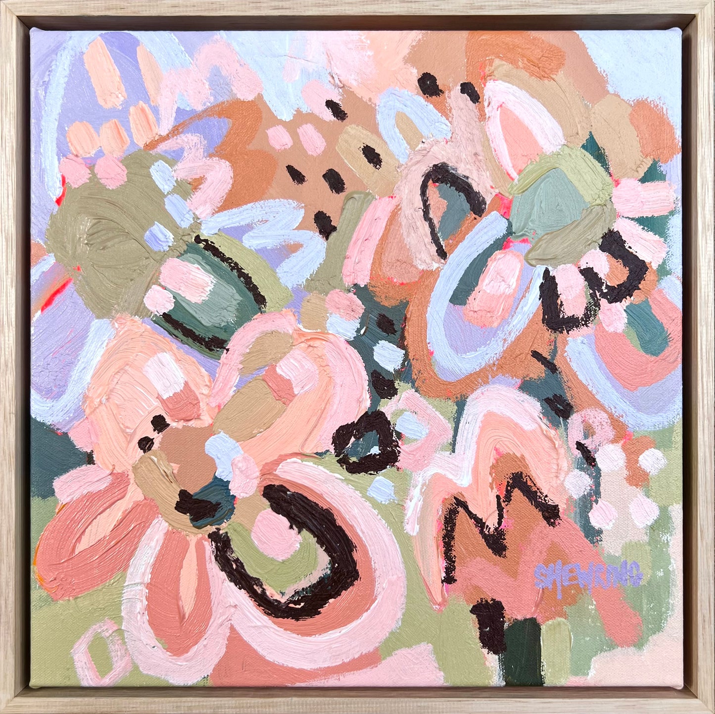 Paprika 35x35cm Framed SOLD