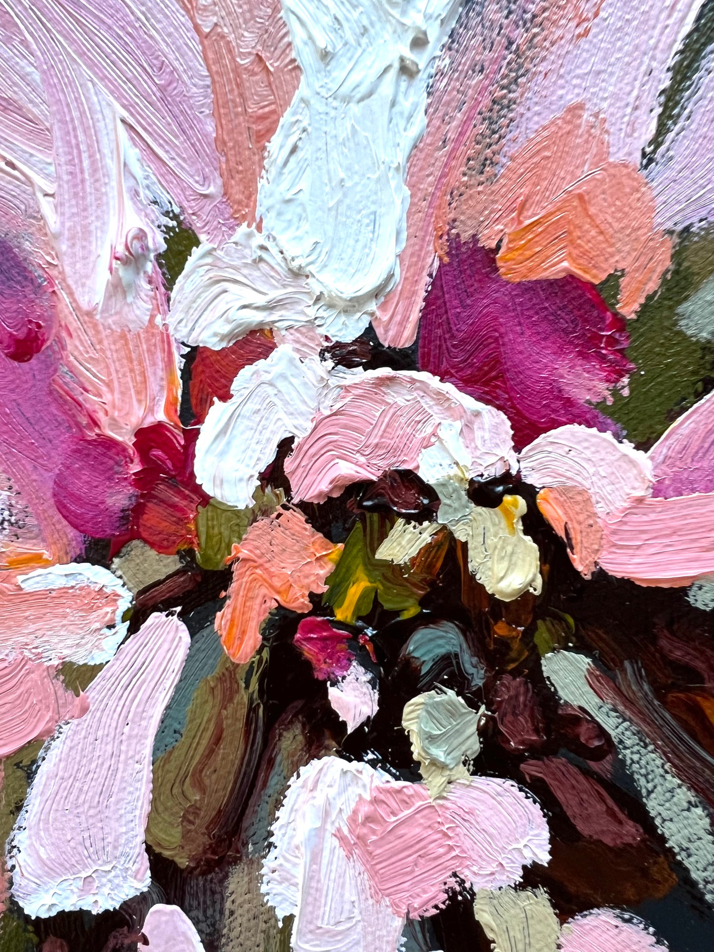 Passion Of Pink 33x33cm FRAMED