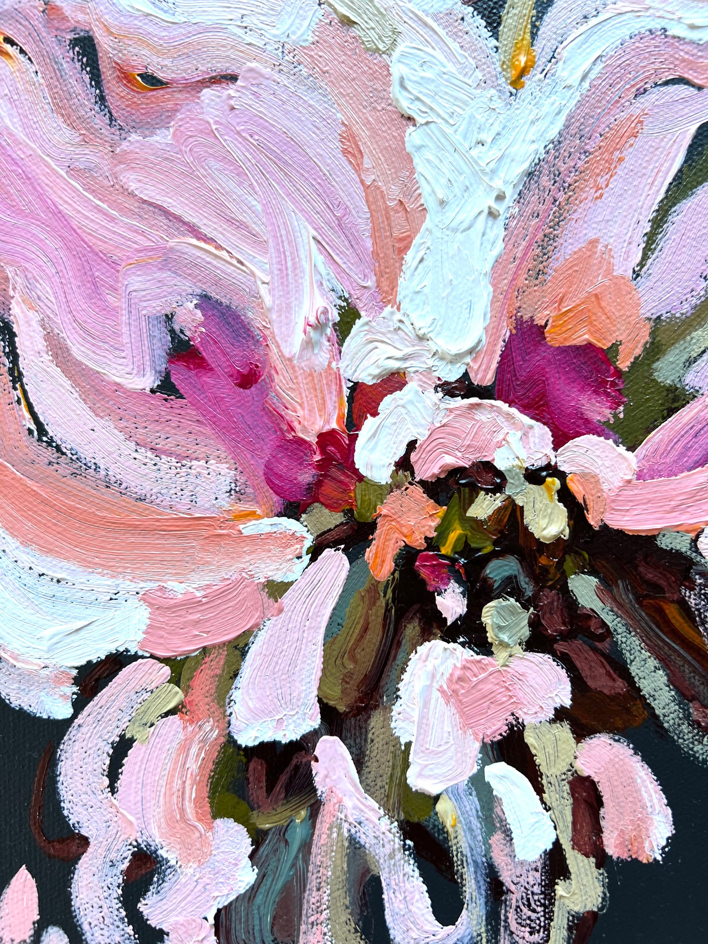 Passion Of Pink 33x33cm FRAMED