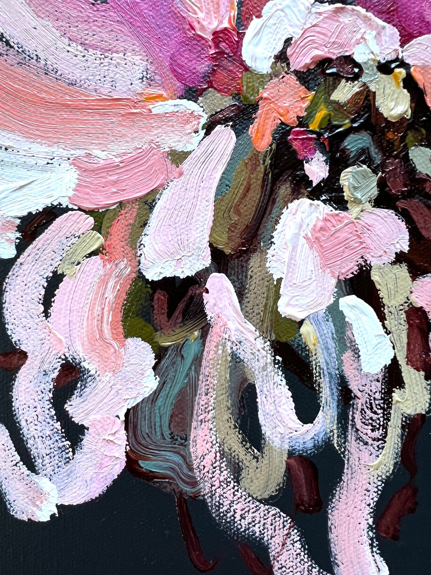 Passion Of Pink 33x33cm FRAMED