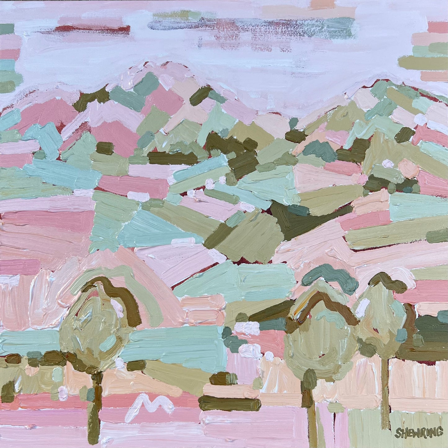 Pure And Natural 53x53cm FRAMED ***SOLD exclusively at JUMBLED Online**
