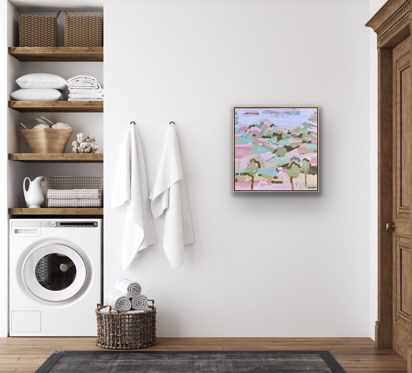 Pure And Natural 53x53cm FRAMED ***SOLD exclusively at JUMBLED Online**
