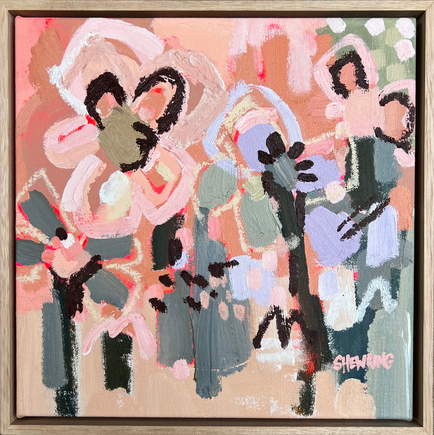 Saffron 35 x 35cm Framed SOLD