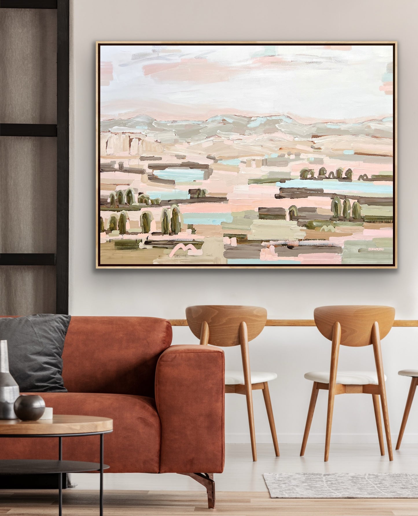 Sienna Sky 123x93cm FRAMED SOLD