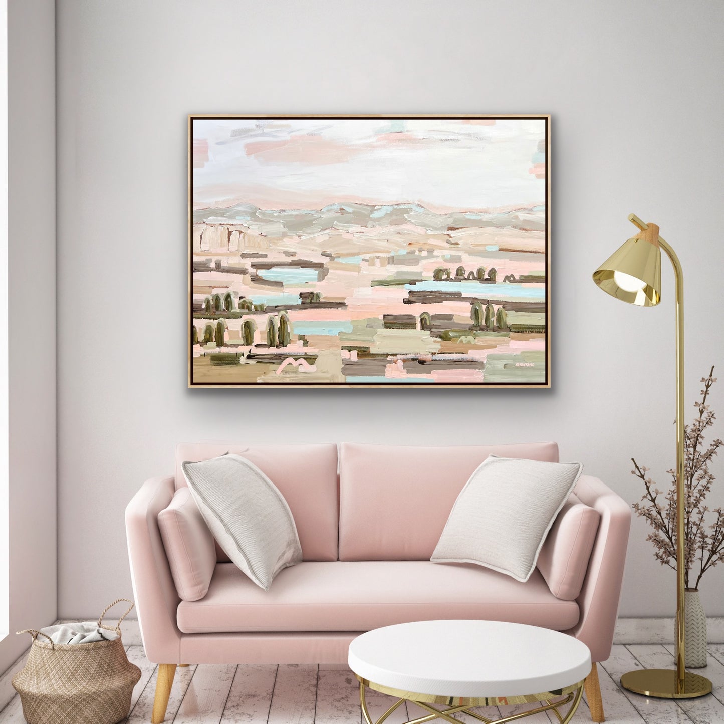 Sienna Sky 123x93cm FRAMED SOLD