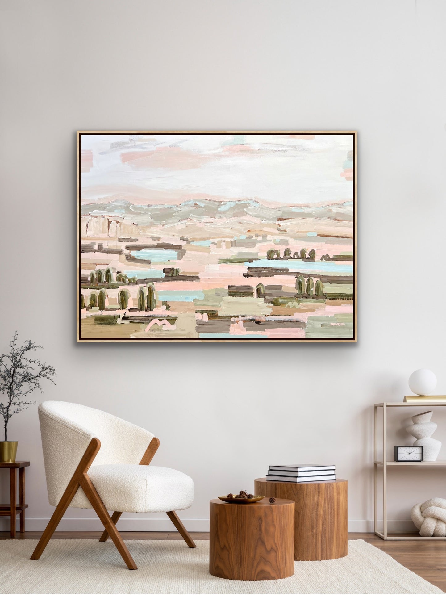 Sienna Sky 123x93cm FRAMED SOLD