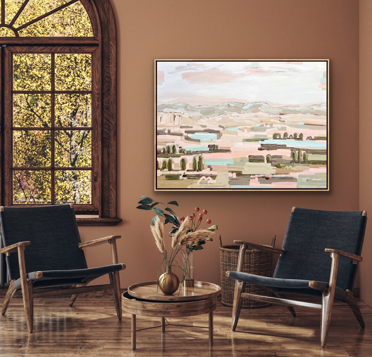 Sienna Sky 123x93cm FRAMED SOLD