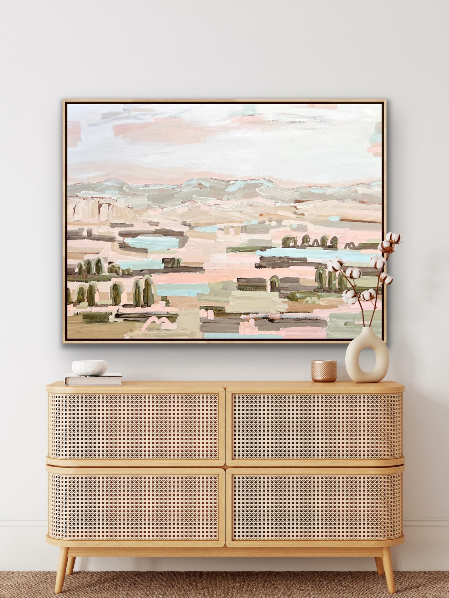 Sienna Sky 123x93cm FRAMED SOLD