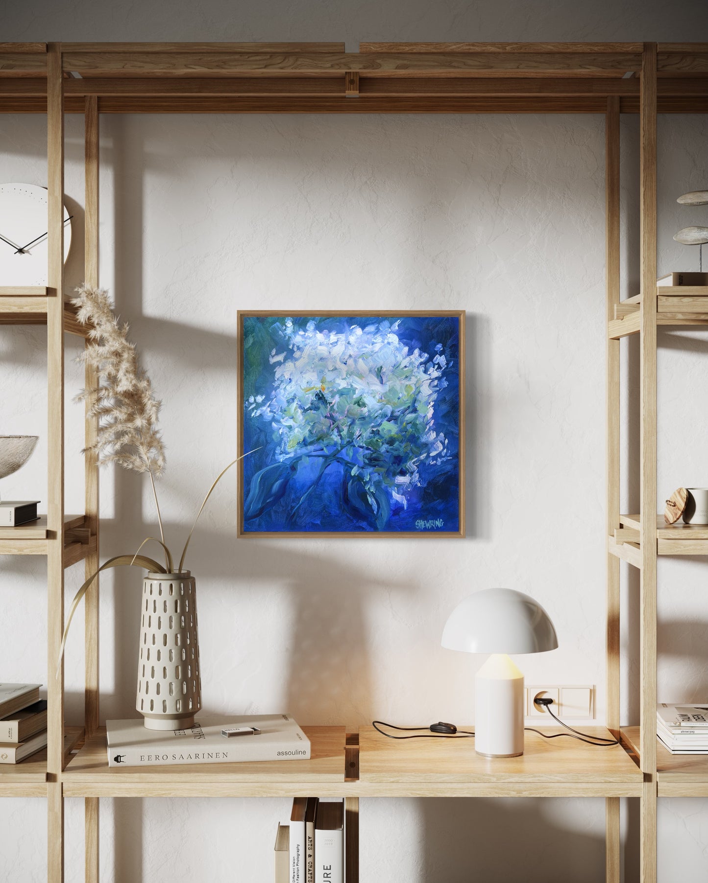 Spring Flower Sunlit 38x38cm FRAMED SOLD