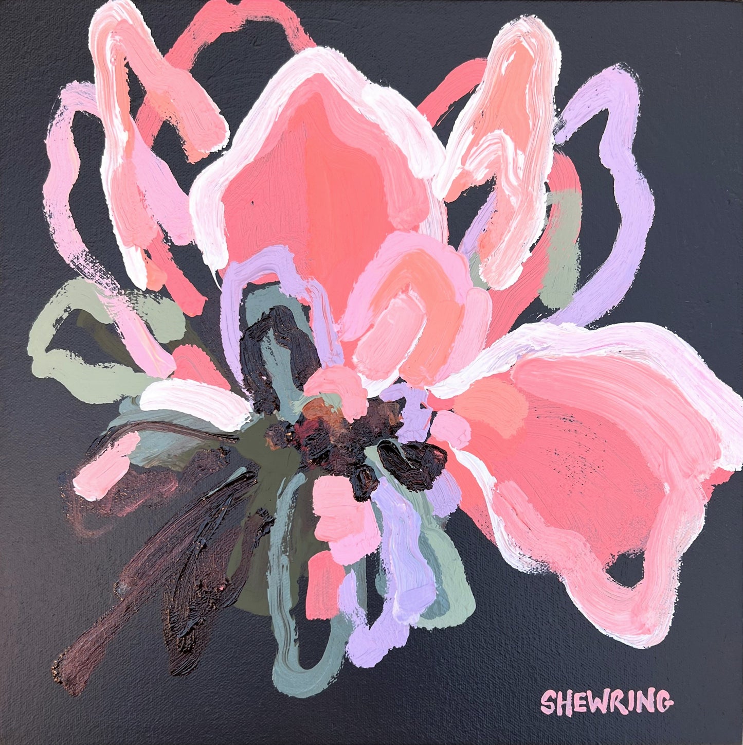 Summer Flower 30x30cm Sold