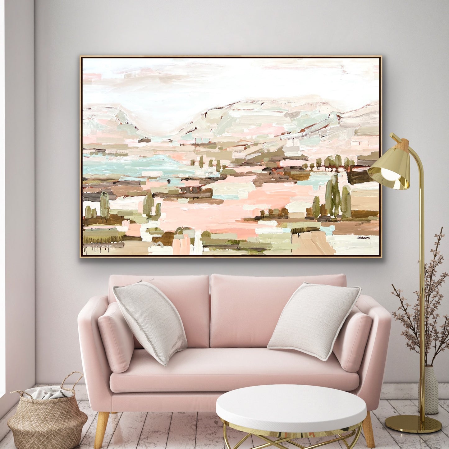 Summer In The Sunshine 153x103cm FRAMED