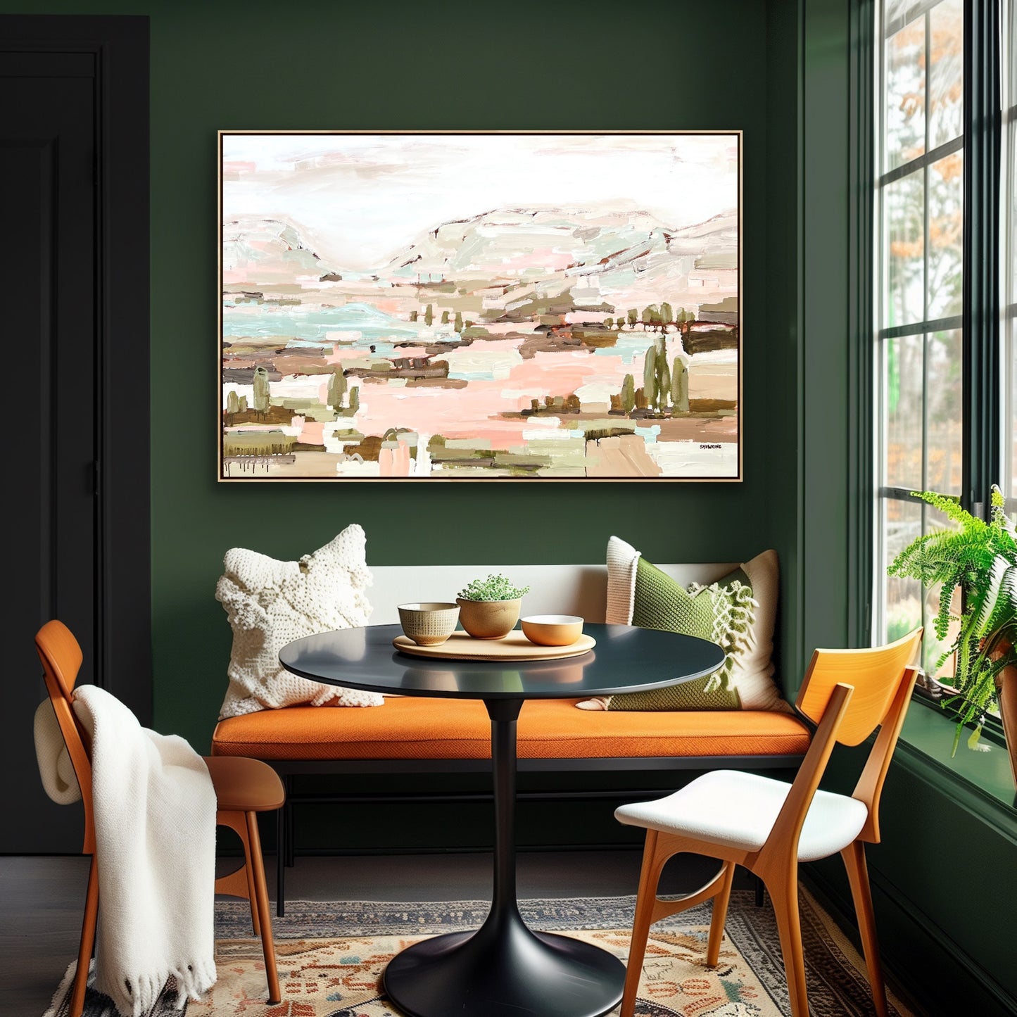 Summer In The Sunshine 153x103cm FRAMED