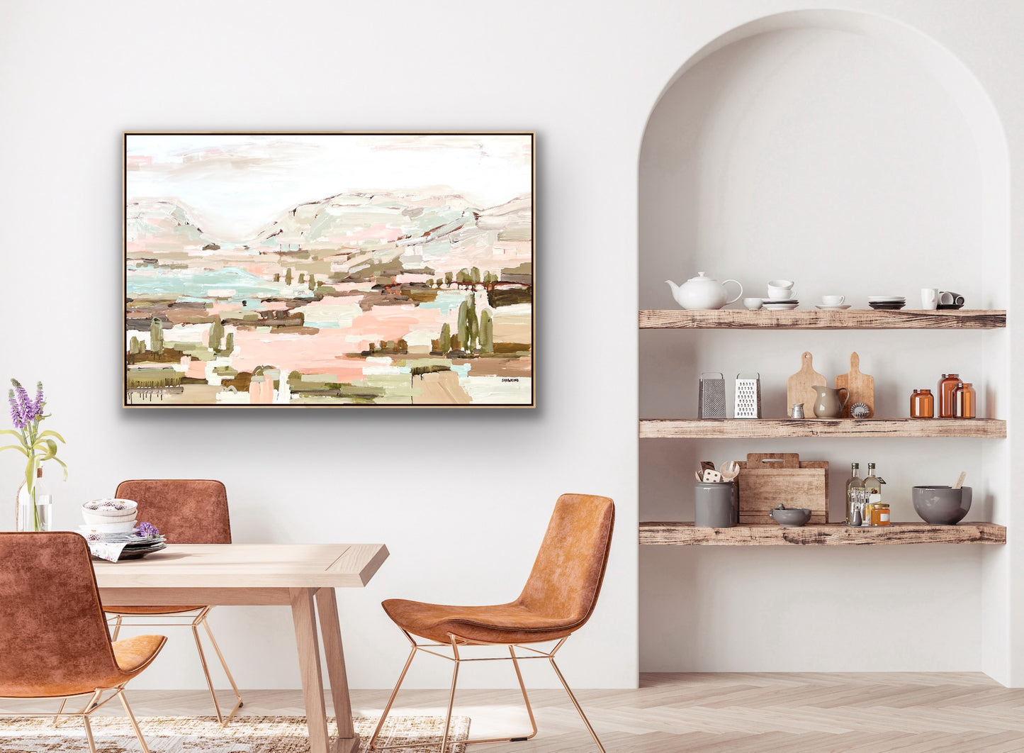 Summer In The Sunshine 153x103cm FRAMED