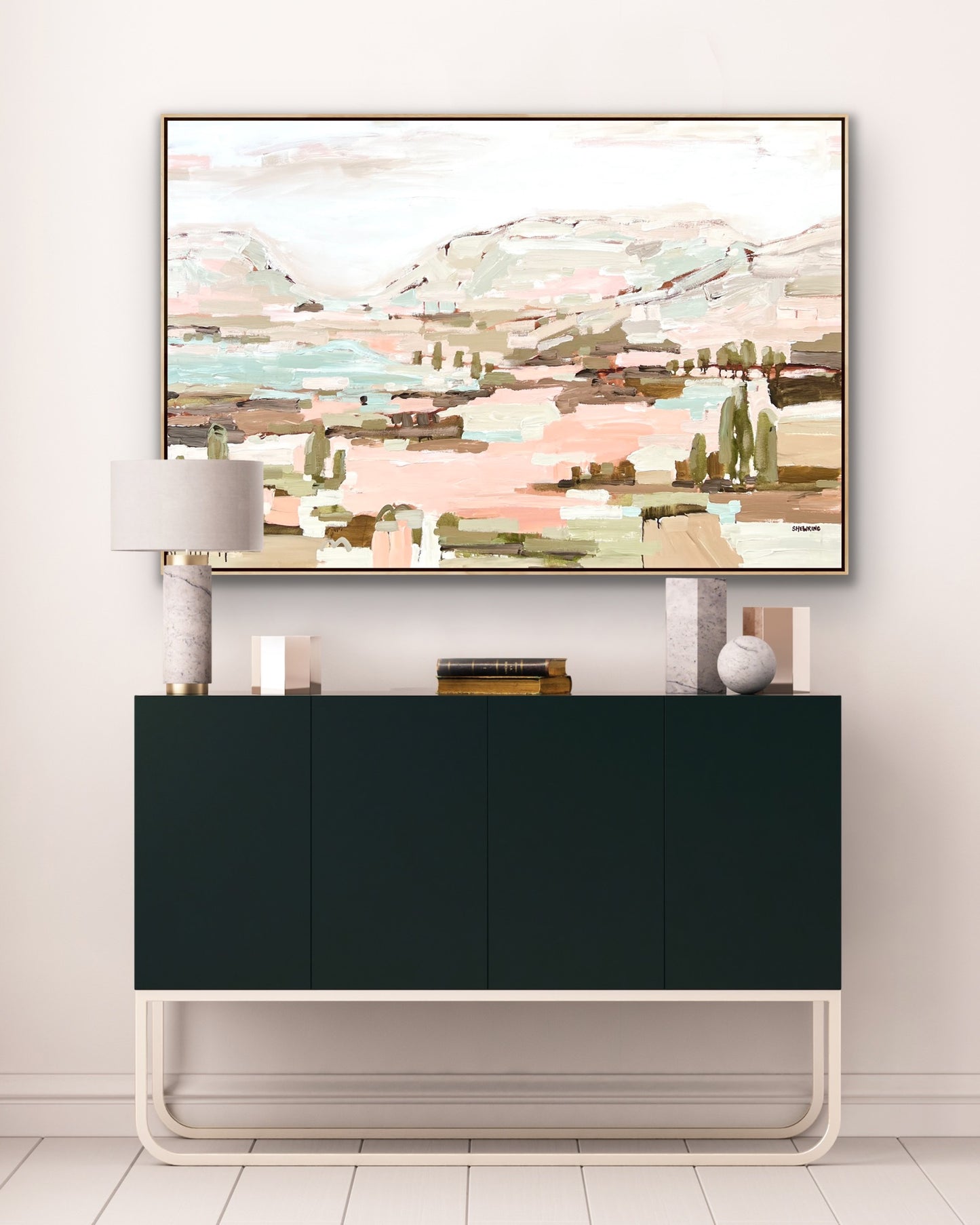 Summer In The Sunshine 153x103cm FRAMED