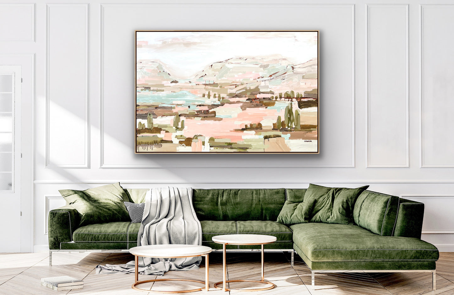 Summer In The Sunshine 153x103cm FRAMED