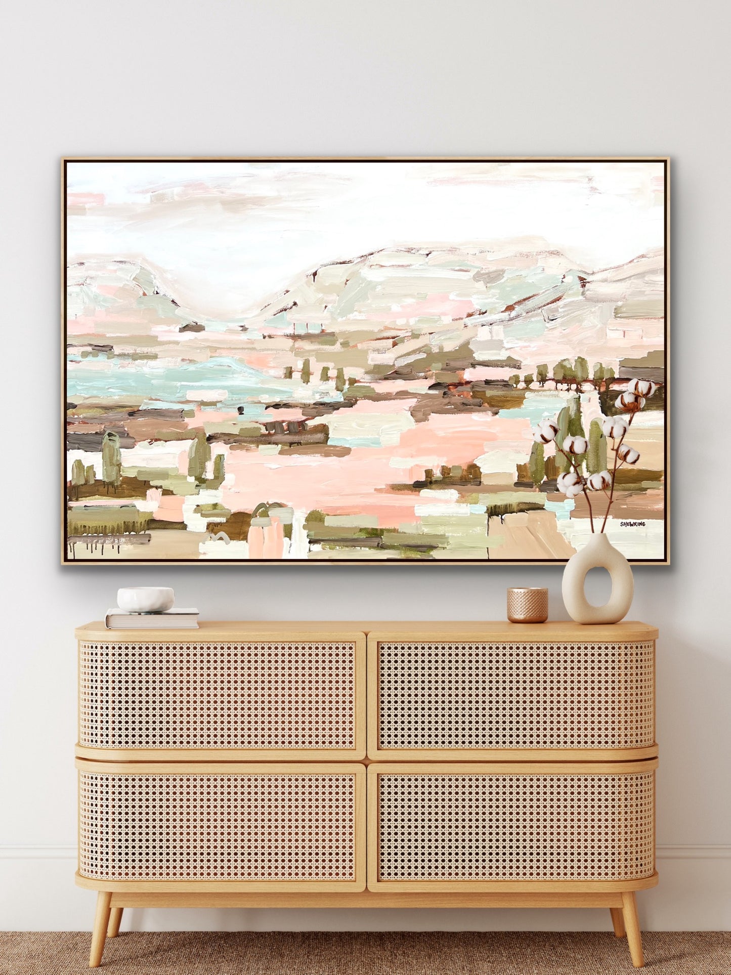 Summer In The Sunshine 153x103cm FRAMED