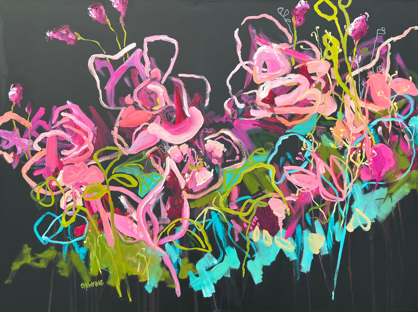 Summer Love 125 x 95 cm FRAMED SOLD