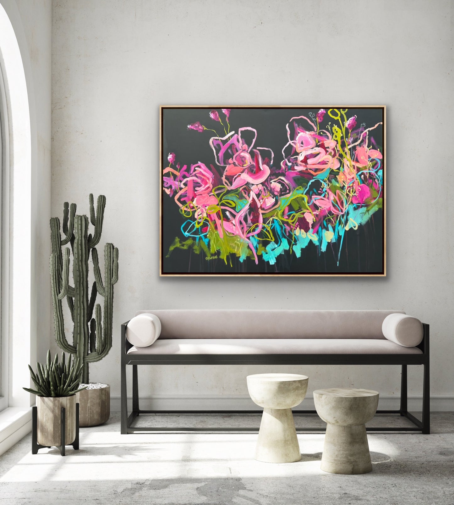 Summer Love 125 x 95 cm FRAMED SOLD