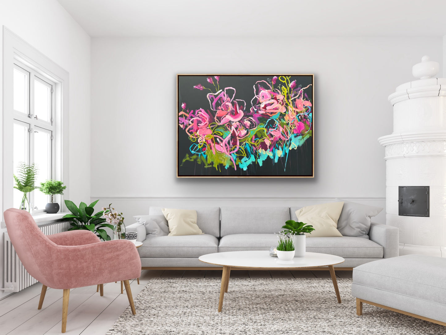 Summer Love 125 x 95 cm FRAMED SOLD
