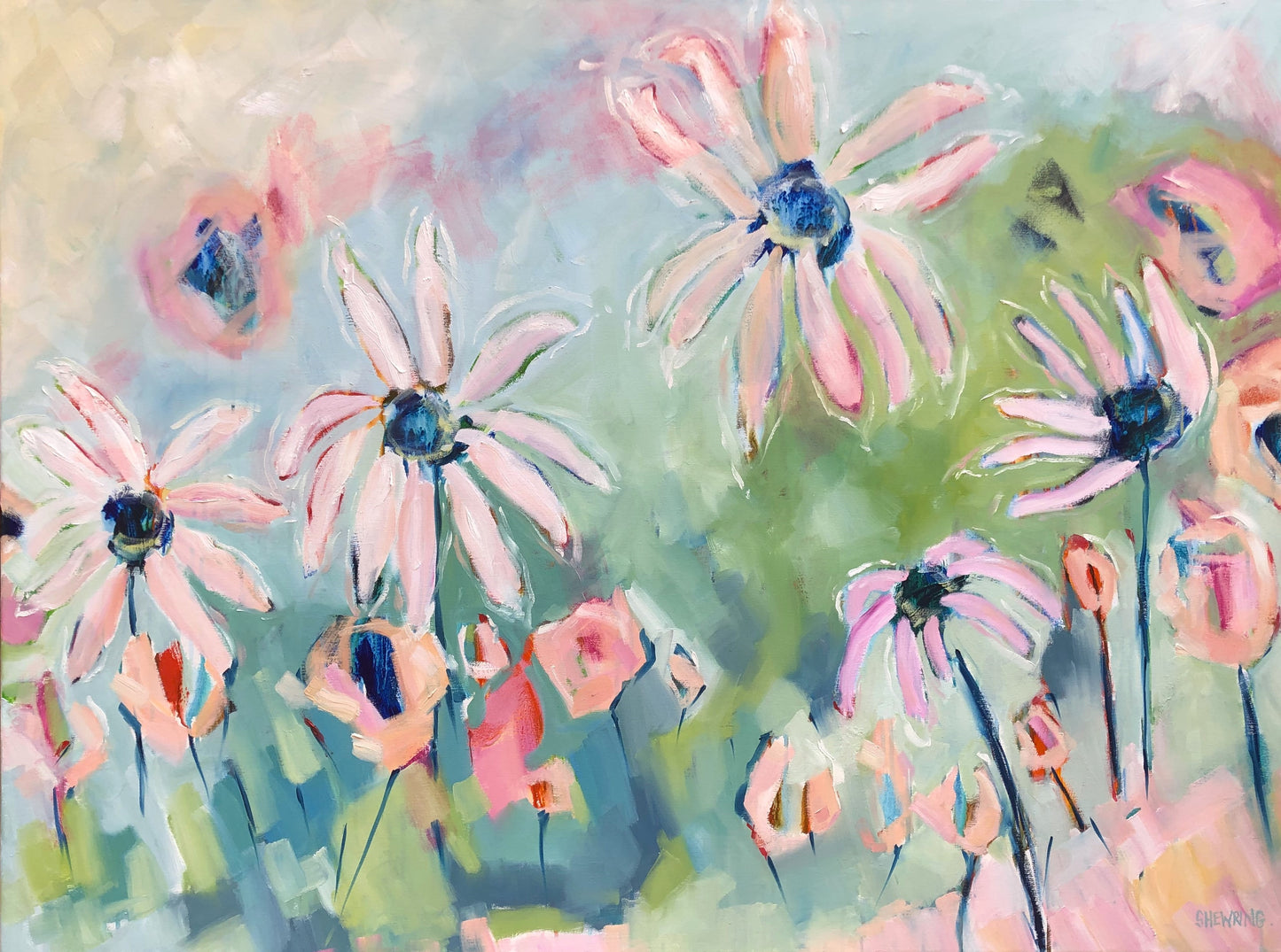 Sunkissed Daisies 125x95cm