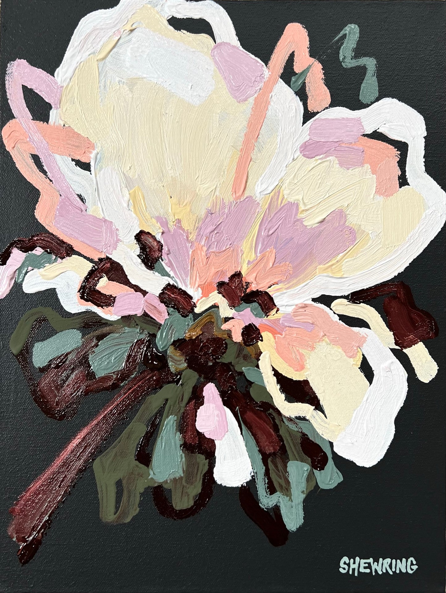 Sunlit Flower 40x30cm SOLD