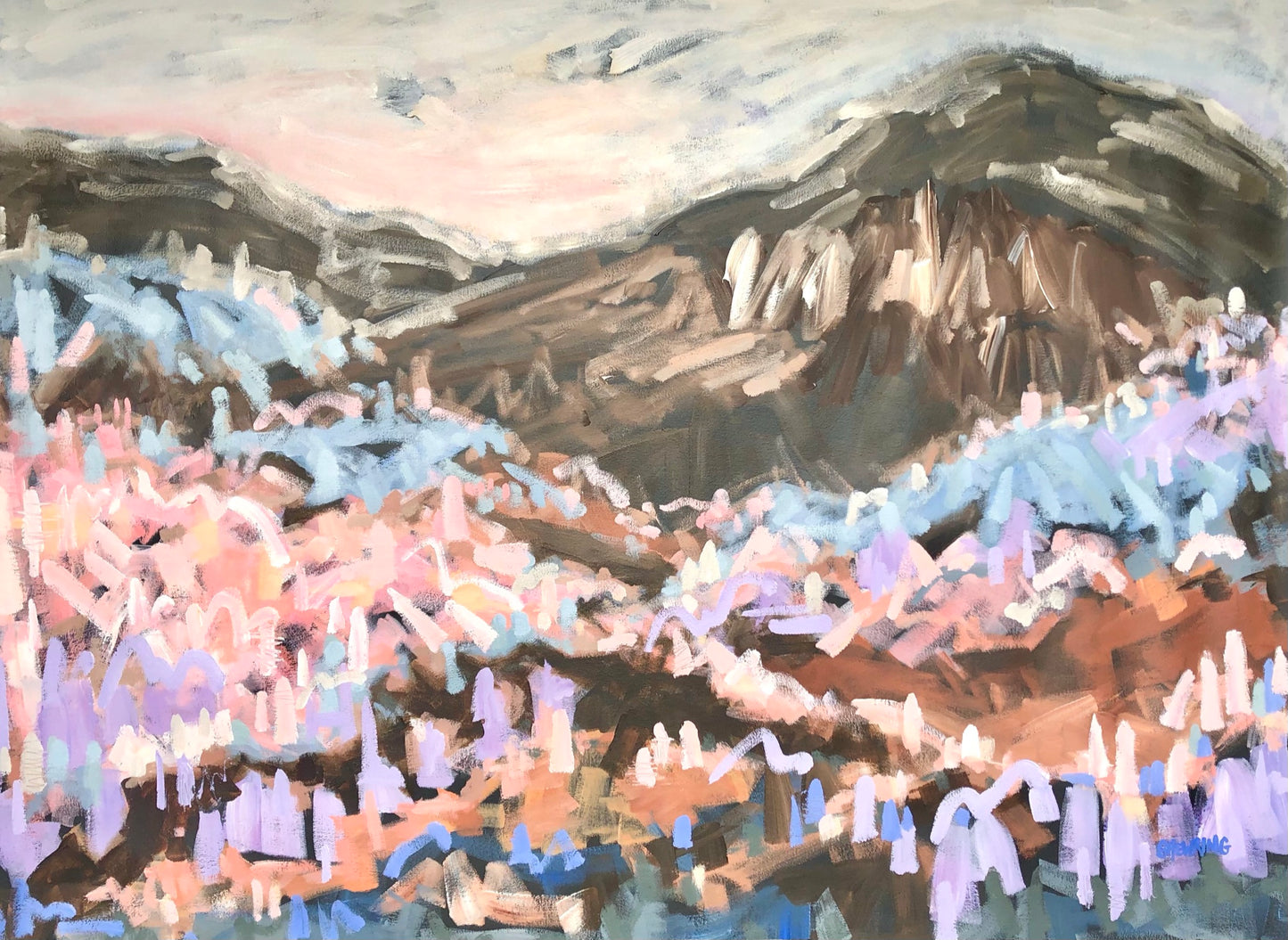 Sunset Over The Valley - Limited Edition Print