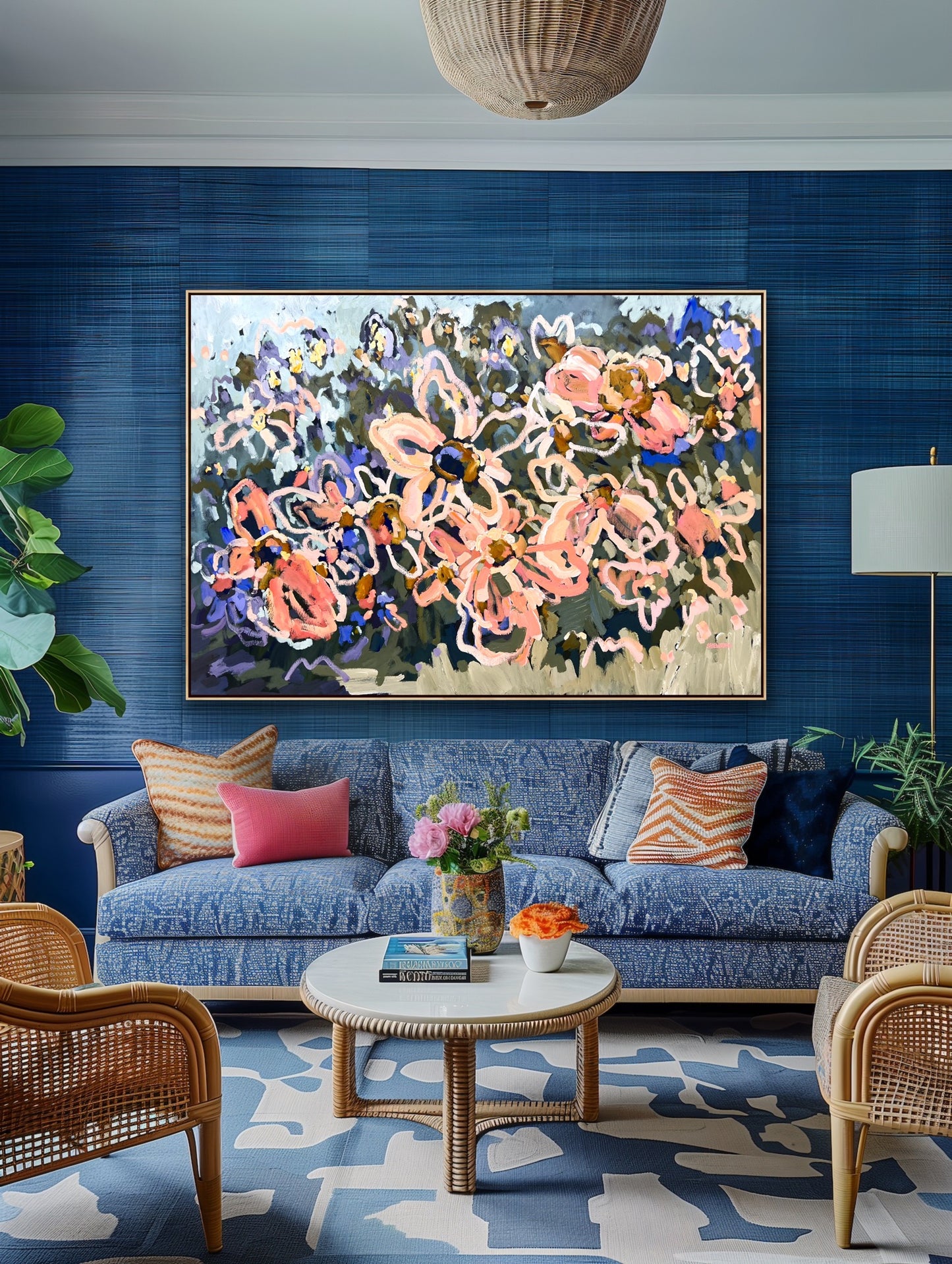 Sunshine And Rainbows 165x115cm Framed
