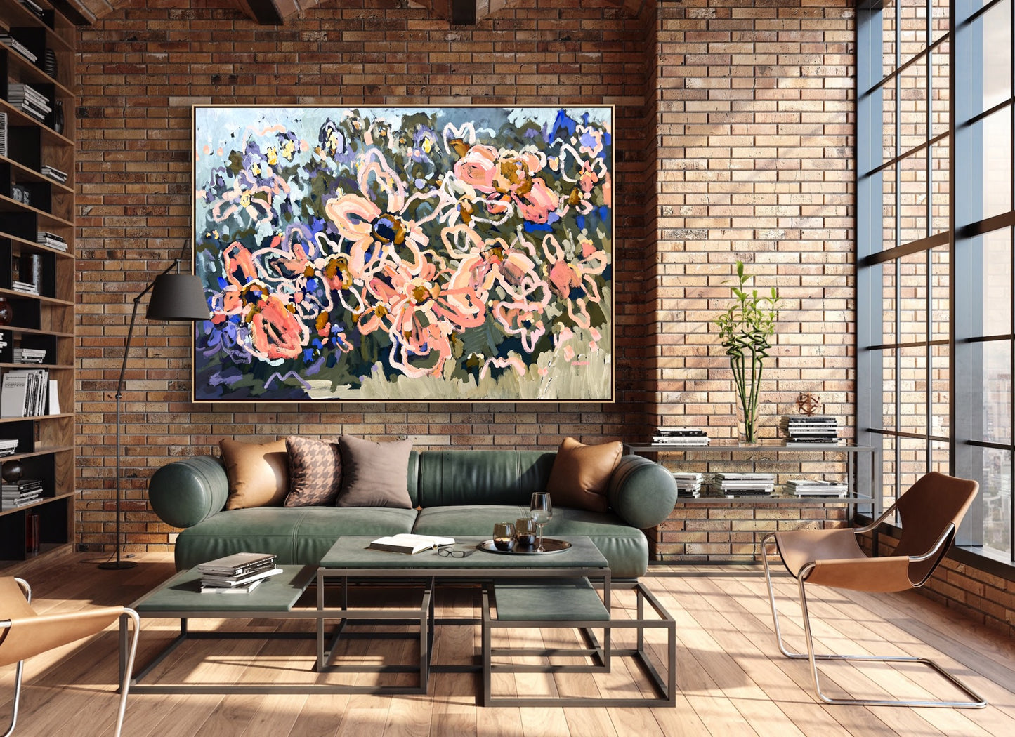 Sunshine And Rainbows 165x115cm Framed