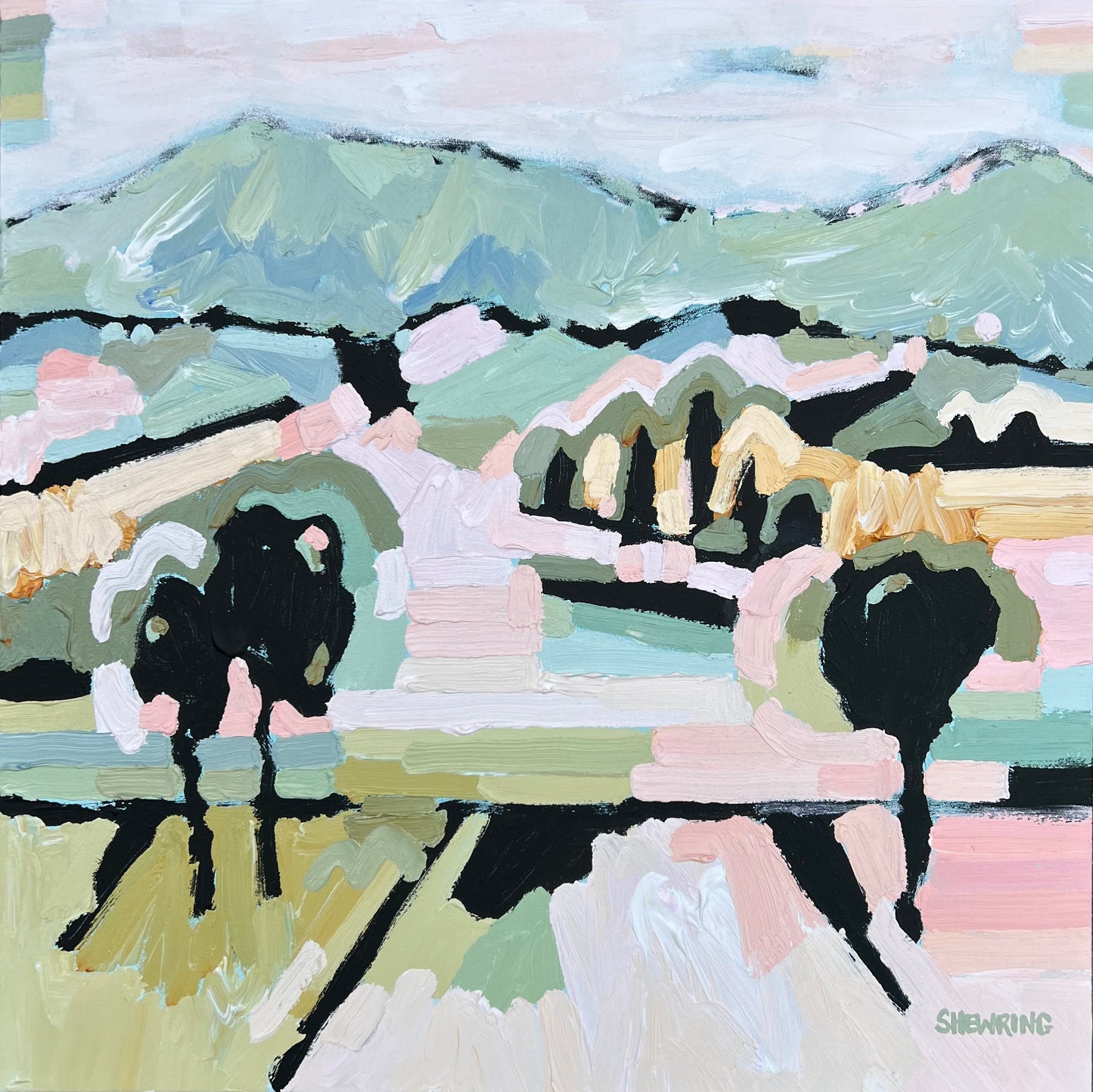 Sunshine Season 53 x 53 cm FRAMED