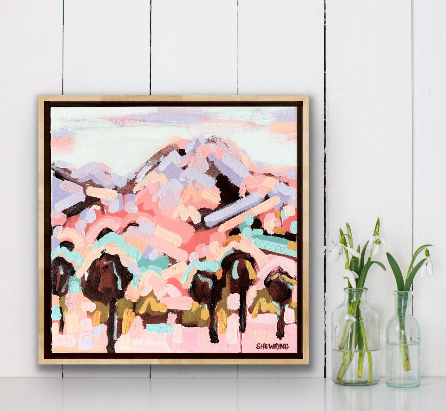 The Serenity 33x33cm FRAMED