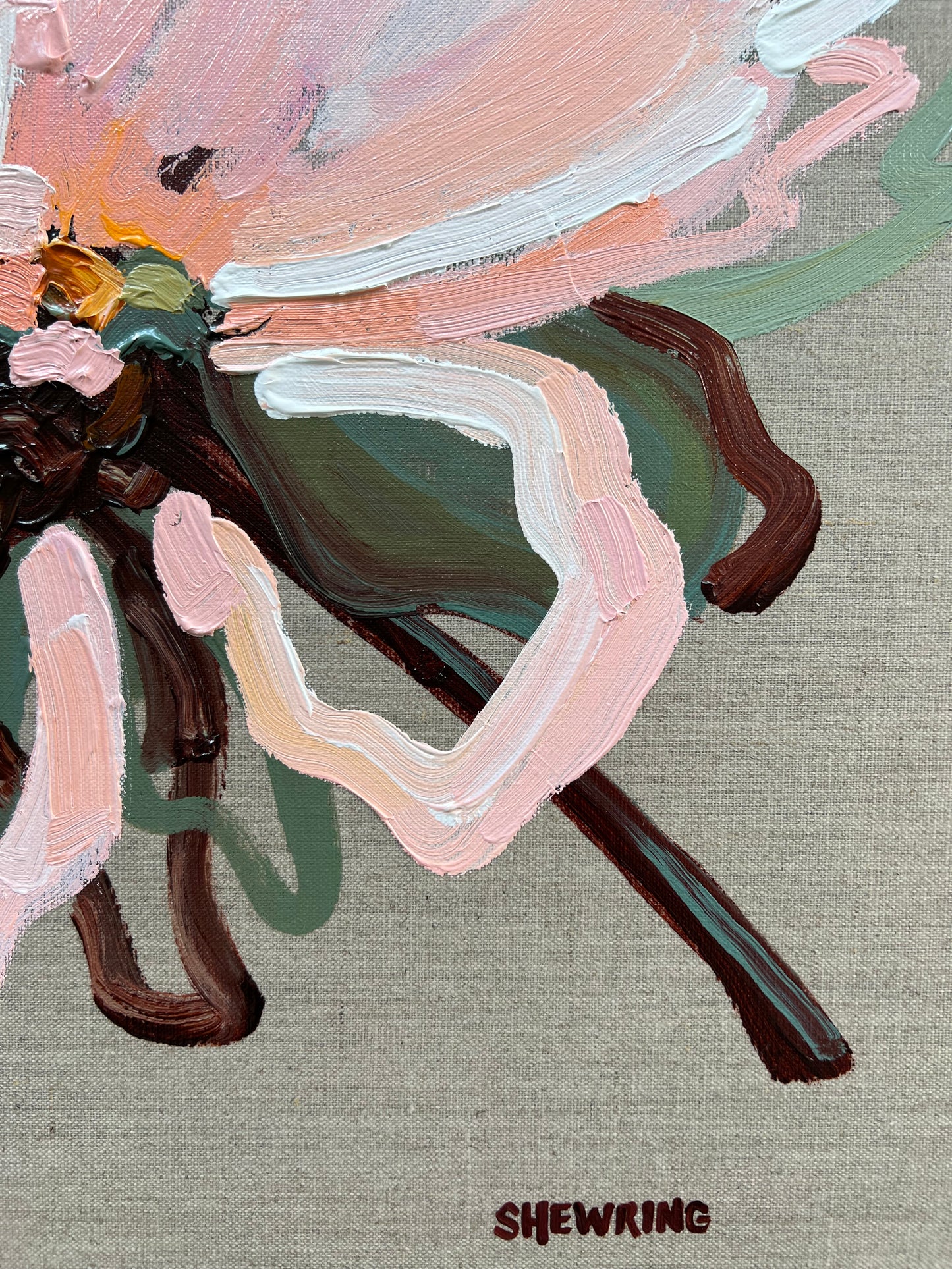 The Flower 53x53cm FRAMED