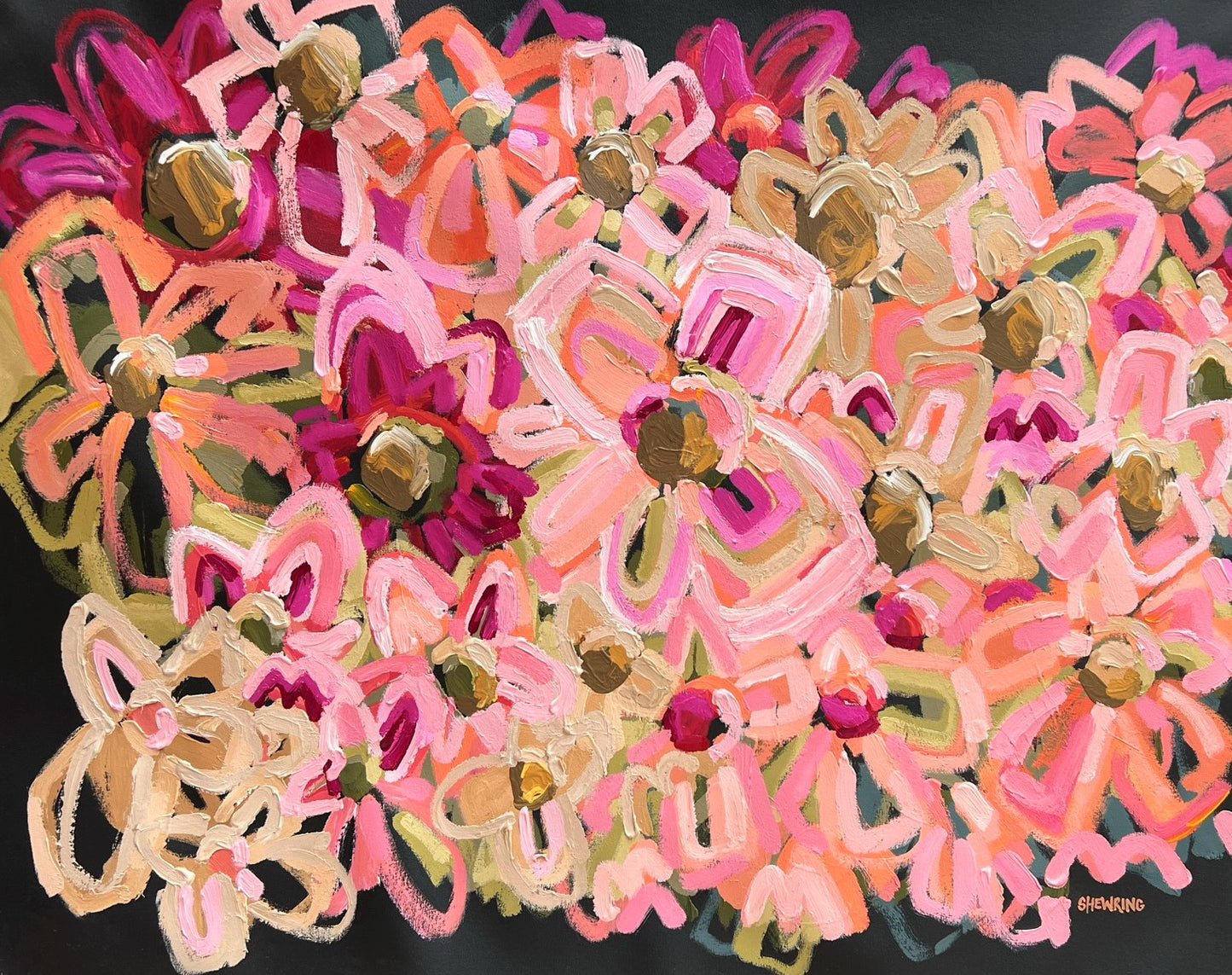 Total Love 125x97cm FRAMED SOLD