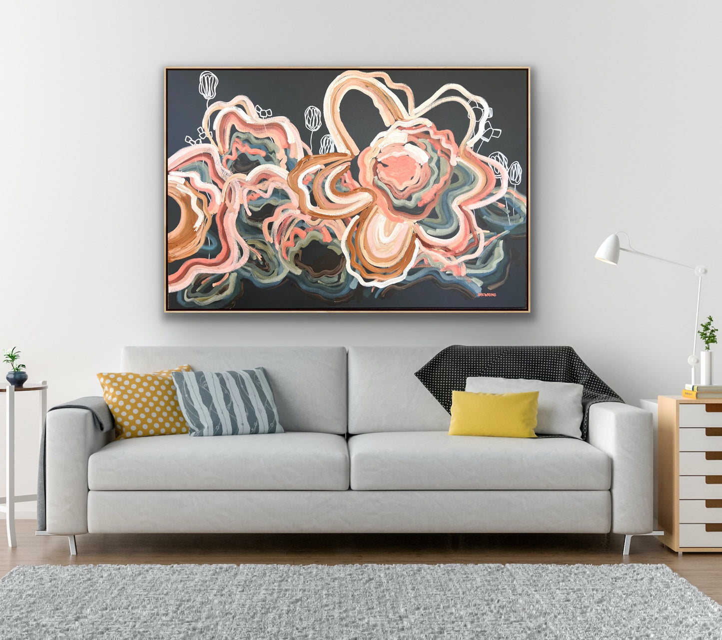 Untamed Lovers 150x100cm FRAMED SOLD