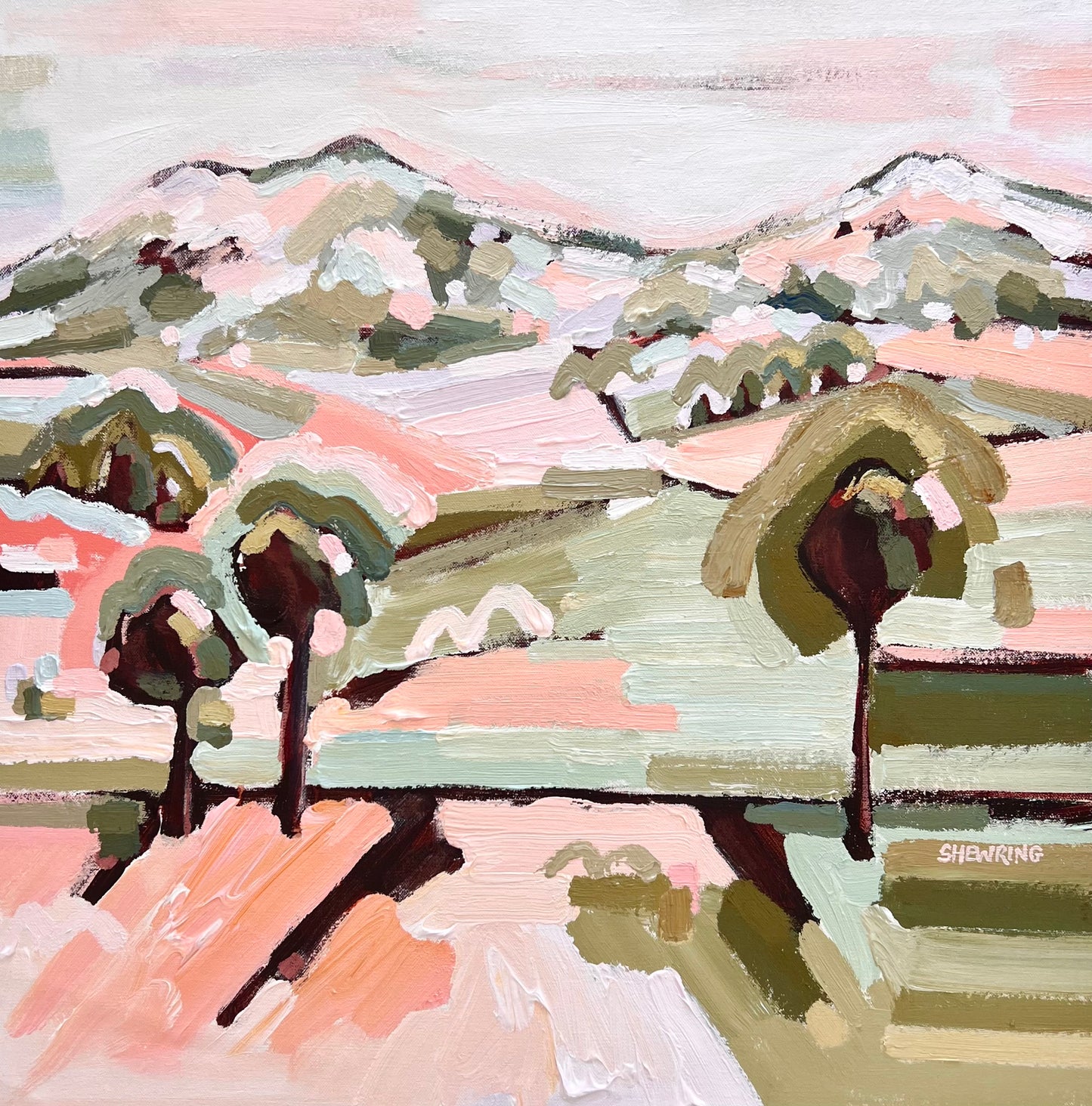 Vision Of Love 53 x 53 cm FRAMED