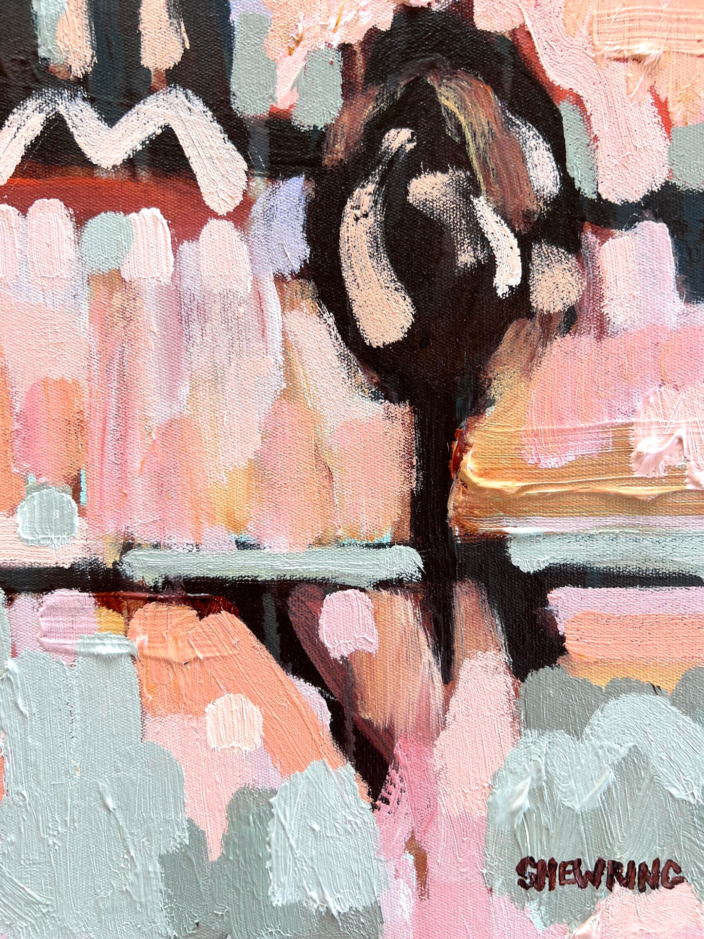 Way Back Home 53 x 53 cm FRAMED